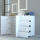 ONDA multi-purpose cabinet with 2 doors and 4 drawers - Web Furniture