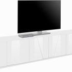 PING 240 cm TV stand with 6 hinged doors - Web Furniture