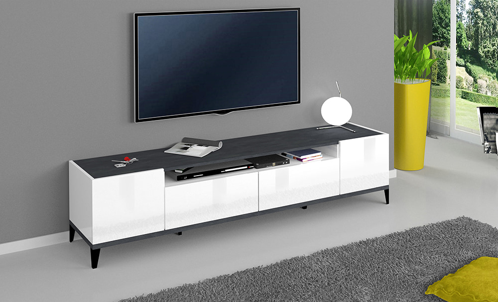 SUNRISE 200 cm TV stand - Web Furniture
