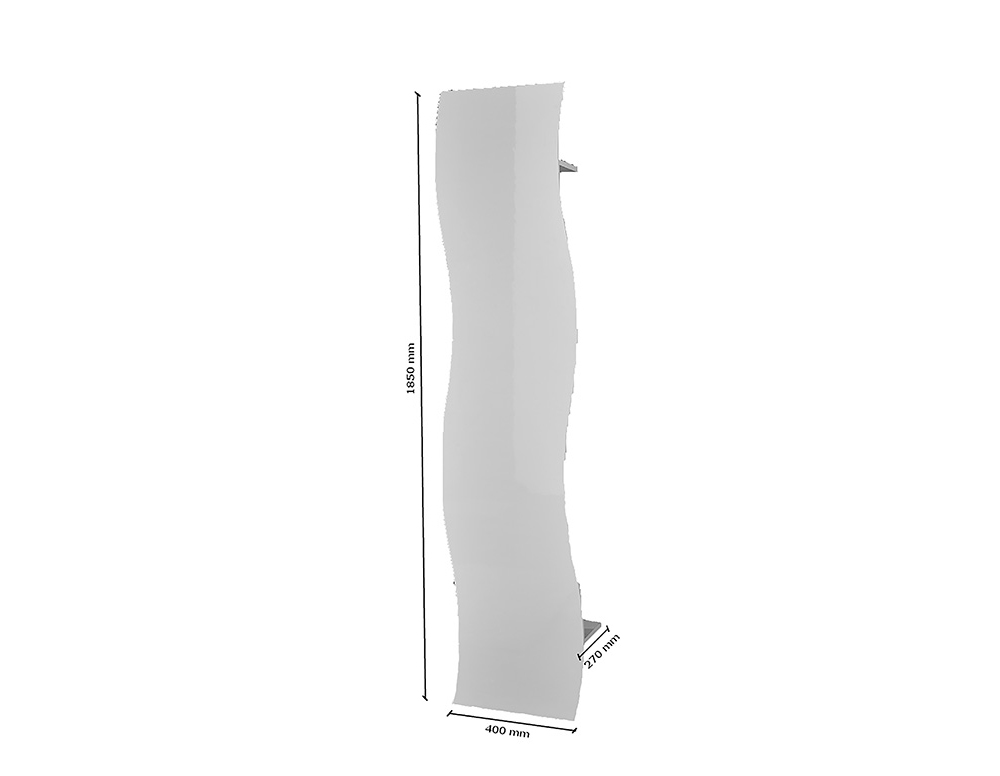 ONDA glossy white coat stand - Web Furniture