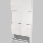 ONDA shoe rack with 4 flap doors - Web Furniture