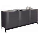 METIS 170 cm sideboard with feet 2 doors + 3 drawers - Web Furniture
