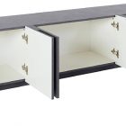 PING 240 cm TV stand with 6 hinged doors - Web Furniture