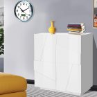 PING 80 cm sideboard with 2 hinged doors - Web Furniture