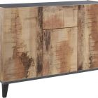 SUNRISE 120 cm sideboard with 3 doors + 1 drawer - Web Furniture SUNRISE 120 cm sideboard with 3 doors + 1 drawer - Web Furniture