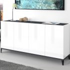 SUNRISE 160 cm sideboard with 4 doors - Web Furniture