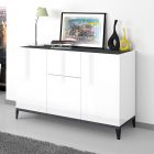 SUNRISE 120 cm sideboard with 3 doors + 1 drawer - Web Furniture SUNRISE 120 cm sideboard with 3 doors + 1 drawer - Web Furniture