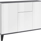 SUNRISE 120 cm sideboard with 3 doors + 1 drawer - Web Furniture SUNRISE 120 cm sideboard with 3 doors + 1 drawer - Web Furniture