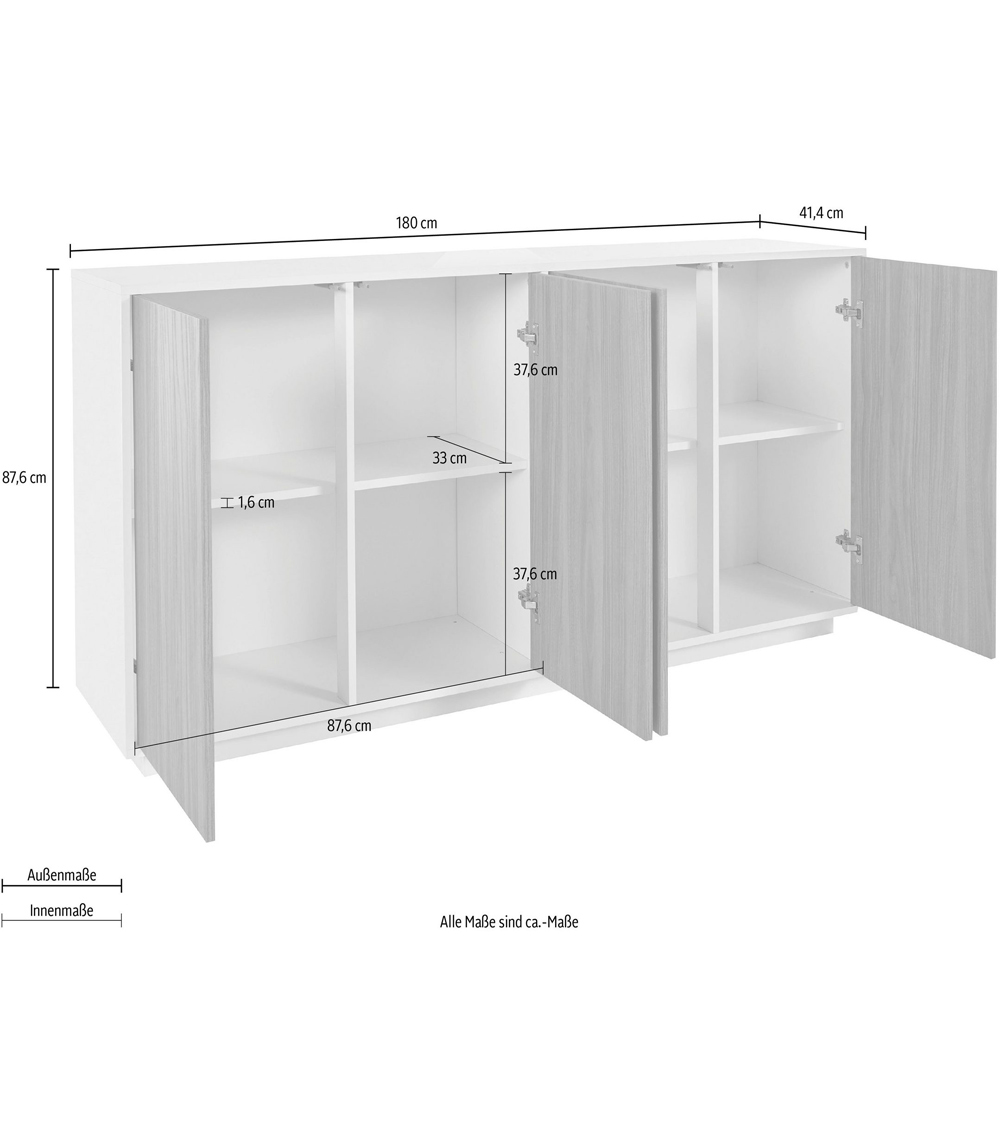 BLOOM 180 cm sideboard - Web Furniture
