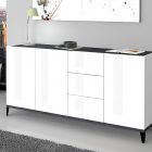 SUNRISE 160 cm sideboard with 3 doors + 3 drawers - Web Furniture