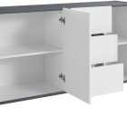 SUNRISE 160 cm sideboard with 3 doors + 3 drawers - Web Furniture