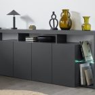 ESSENTIAL Sideboard of 220 cm with 4 doors - Living - Web Furniture ESSENTIAL Sideboard of 220 cm with 4 doors - Living - Web Furniture