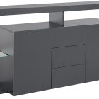 Credenza ESSENTIAL a 2 ante e 3 cassetti da 180 cm - Living - Web Furniture